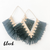 Tassel Bohemian Fringe V Dangle Earrings (W)