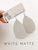 Faux Leather Teardrop Earrings (W)