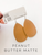 Faux Leather Teardrop Earrings (W)