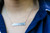 Mama Bear Matte Stamped Long Pendant Necklace 
