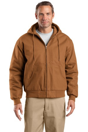 CornerStone Tall Duck Cloth Hooded Work Jacket