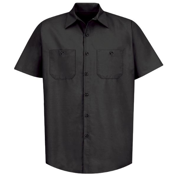 Red Kap Short Sleeved Industrial Solid Work Shirt
