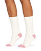Women's Fluffy Crew Sleep Socks -2 Pack - Argyle