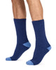 Men's Fluffy Crew Home Socks - 2 Pack - Argyle