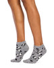 Women's Fluffy Low Cut Sleep Socks - 2 Pack - Leopard