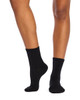 Women's Merino Wool Blend Quarter Crew Fashion Socks - Smooth knit