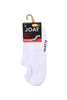 Men's Combed Cotton No-Show Cushioned Sole Socks- 4 Pack - White