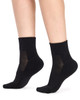 Kids Tough Quarter Crew Cushion Foot Socks - 3 Pack- Black