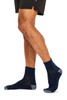 Tough Quarter Crew Cushion Foot Socks - 3 Pack- Black