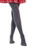Cotton Rich Tights - 2 Pack- School Grey