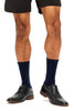 Cotton Top to Toe Comfort - 3 Pack- Cushion Sole-  Navy