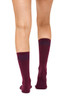 Women's Overlander® Merino Wool Lifestyle Crew Socks- Burgundy Melange