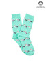 Women's Australian Cotton Rich Crew Socks - Pelican