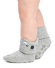 Baby Socks in Australian Cotton- Turn top cuff, Terry cushion foot and Non-slip sole- 4 Pack - Koala, Wombat, Dingo & Crocodile