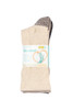 Men's Top to Toe Comfort - Cushion Sole Socks - 3 Pack- Earth Neutrals