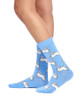 Women's Cotton Rich Crew Socks - Bunny