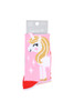 Kid's Cotton Rich Crew socks - 3 Pack - Golden Unicorn