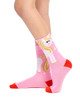 Kid's Cotton Rich Crew socks - 3 Pack - Golden Unicorn