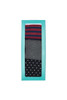 Men's 3 Pairs Cotton Super Socks - Dots, Plain and Stripes Gift Box