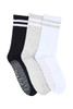 Men's Cotton Crew Pilates Socks 3 Pack - Core Gift Box