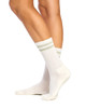 Women's Cotton Crew Pilates Socks 3 Pack - Botanic Neutral Gift Box