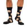 Men's Cotton Crew Novelty Socks 5 Pack - Junk Food Gift Box