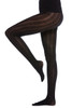 Women's Ribbed Tights - Black