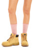 Bamboo Outdoor Socks- Twisted Dusty Pink