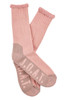 Bamboo Outdoor Socks- Twisted Dusty Pink
