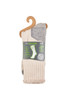 Bamboo Outdoor Socks- Twisted Oatmeal