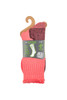 Bamboo Outdoor Socks- Coral