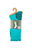 Bamboo Outdoor Socks- Aqua
