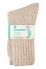 Chunky Slouch Grip Socks- Thermal - Taupe