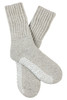 Chunky Slouch Grip Socks- Thermal - Silver