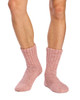 Chunky Slouch Grip Socks- Thermal - Blush