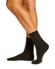Women's High % Cotton Socks - Pack 3- Leafline Greens