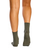 Women's High % Cotton Socks - Pack 3- Leafline Greens