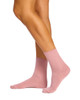 Women's High % Cotton Socks - Pack 3- Cherry Rose