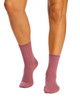 Women's High % Cotton Socks - Pack 3- Cherry Rose