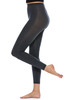 Women's Full Length Footless Tights- Black