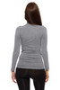 Women's Ruched Long Sleeve Polo Neck Top (Buy any 3 pieces, only pay for 2 Bundle)