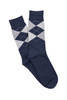 Men's Fine Cotton Fashion Socks - Argyle