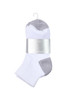 Kids Quarter Crew Sport Socks- 3 Pack- White