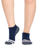Kid's Bamboo Low Cut Action Socks with Arch Support- 3 Pack - Assorted Blues (Buy any 4 packs, only pay for 3 Family Bundle)