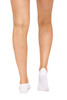 Women's Cotton Pilates No-Show with Non Slip 5 Pack - White