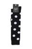 Women's Cotton Knee High Fashion Socks- Bold Spots