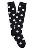 Women's Cotton Knee High Fashion Socks- Bold Spots
