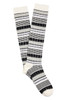 Women's Cotton Knee High Fashion Socks- Monochromatic