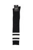 Women's Fine Cotton Over the Knee Socks- Black Stripe