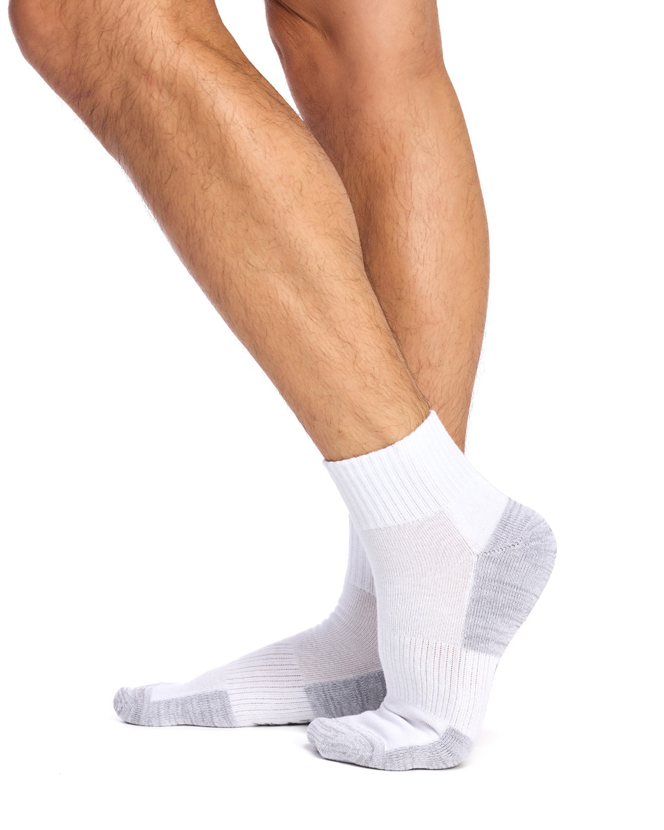Reinforced Sport 1 4 Crew 3 Pack White Socks au reinforced-sport-1-4-crew-3-pack-white-socks-au
